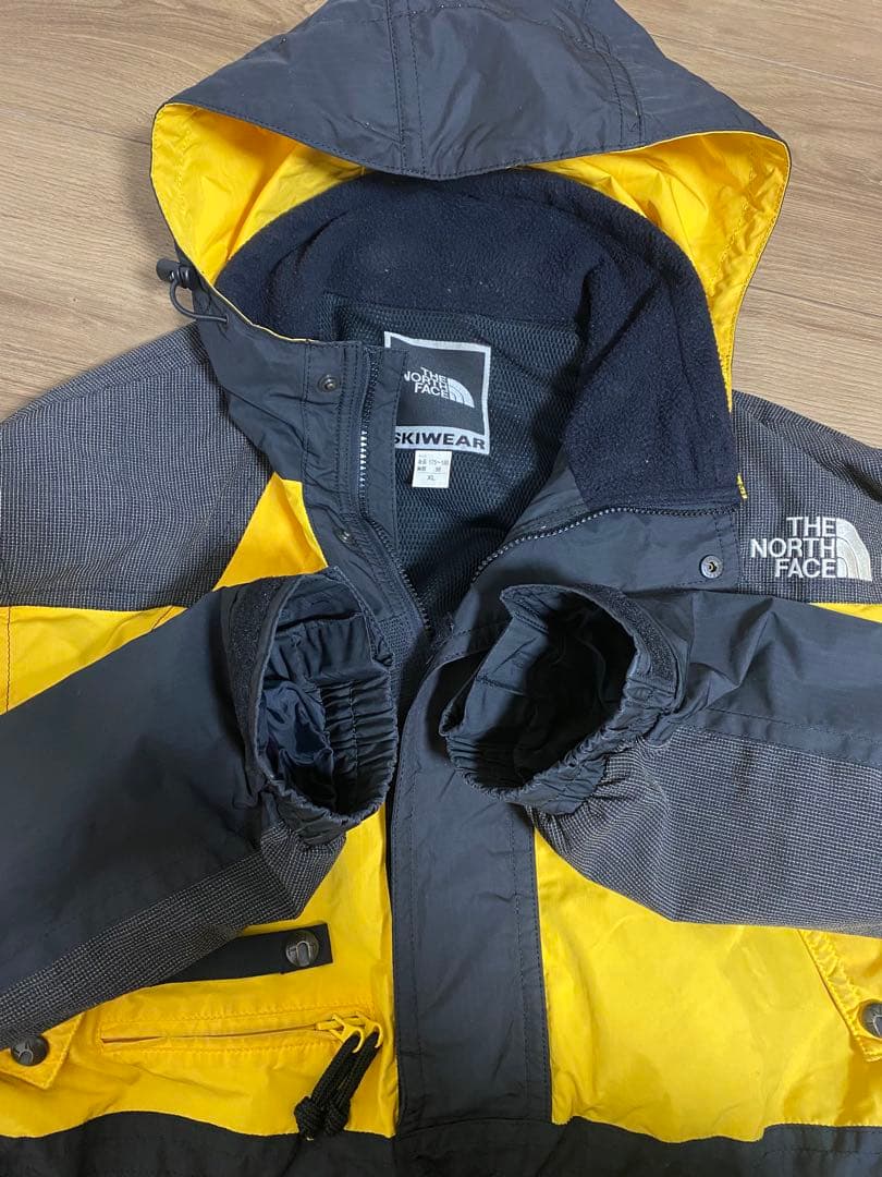 THE NORTH FACE スキーウェアセット 黒/黄　XL