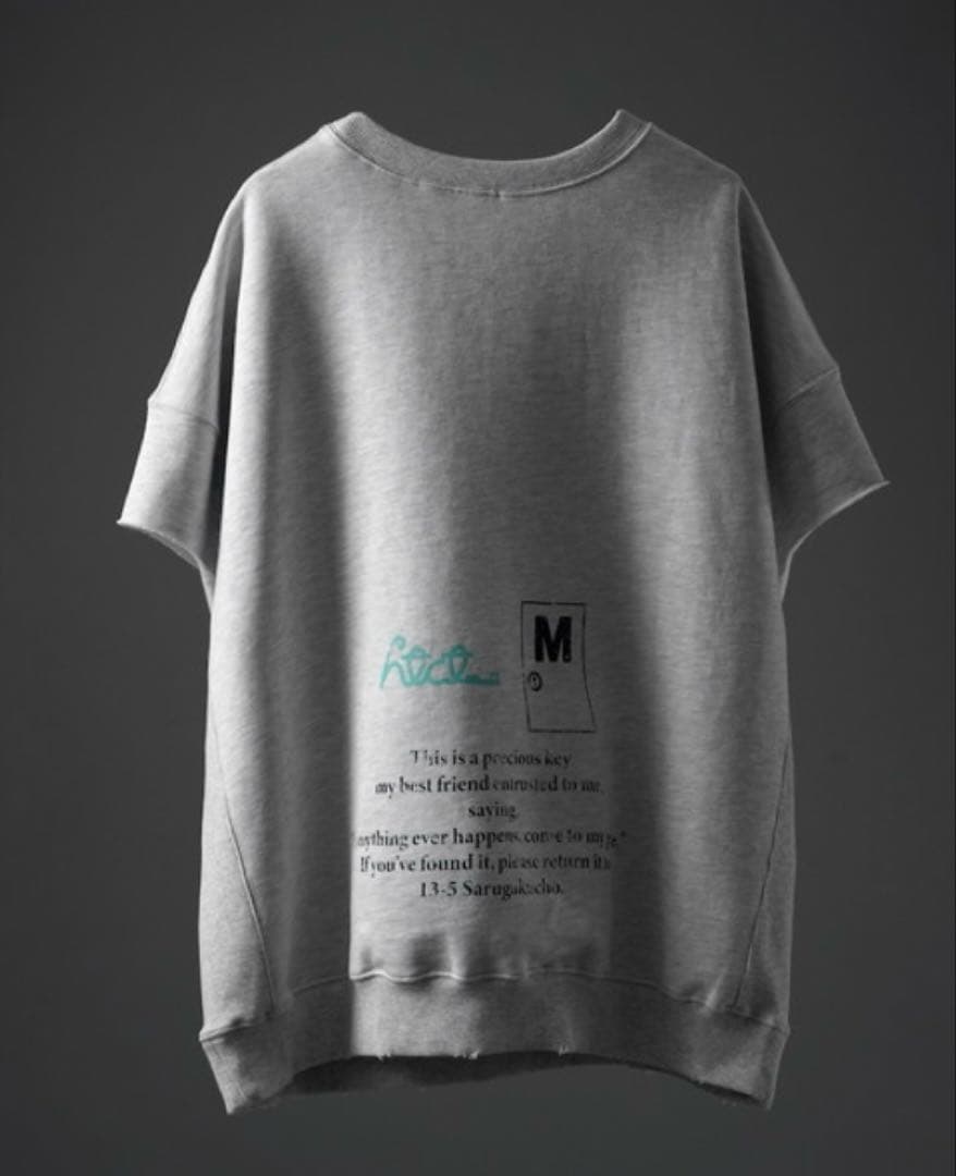 TAKUYA∞ Produce htctoxM SWEAT半袖スウェットグレー