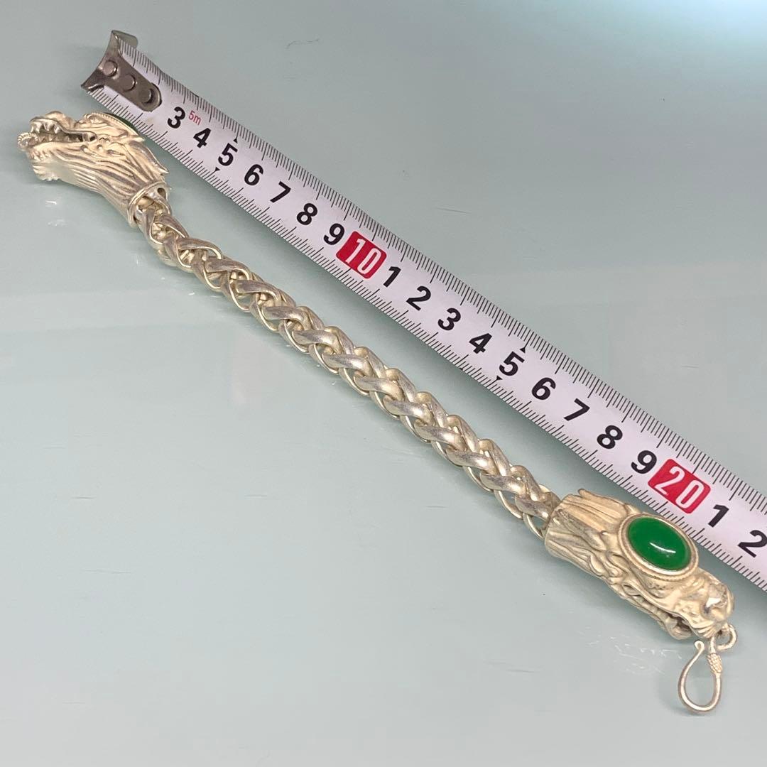 時代物　銀龍　ブレスレット　お守り　魔除け　縁起物　逸品