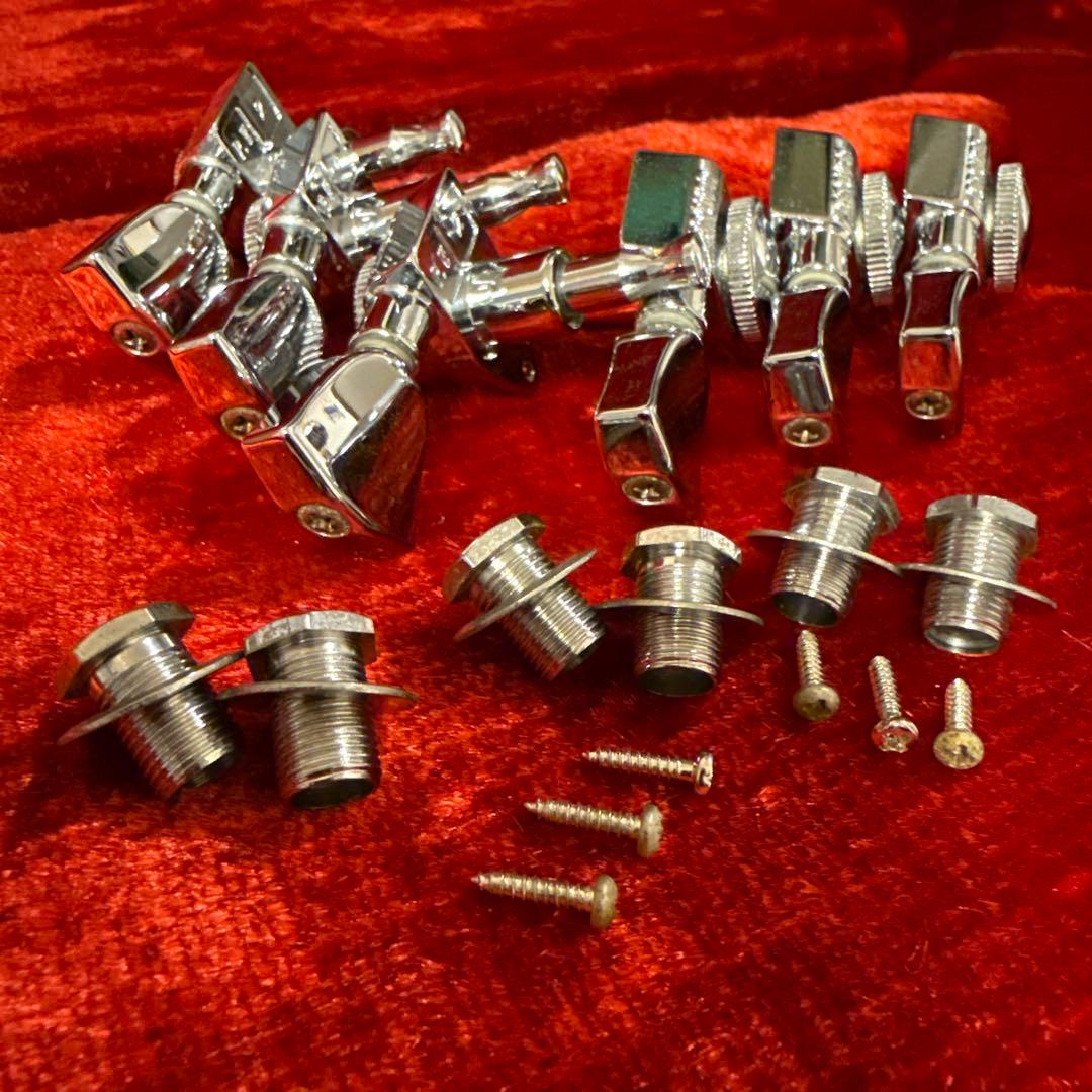 ギター ALLPARTS Grover Chrome Locking Tuners