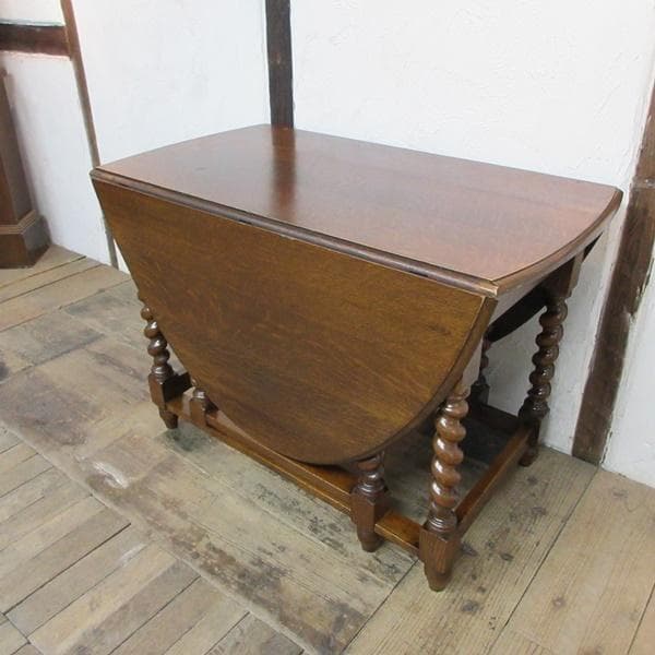 イギリス製 アンティーク 家具 ゲートレッグテーブル ダイニング 6009e