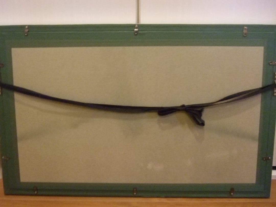 アンティークレース　額装　ベルギー