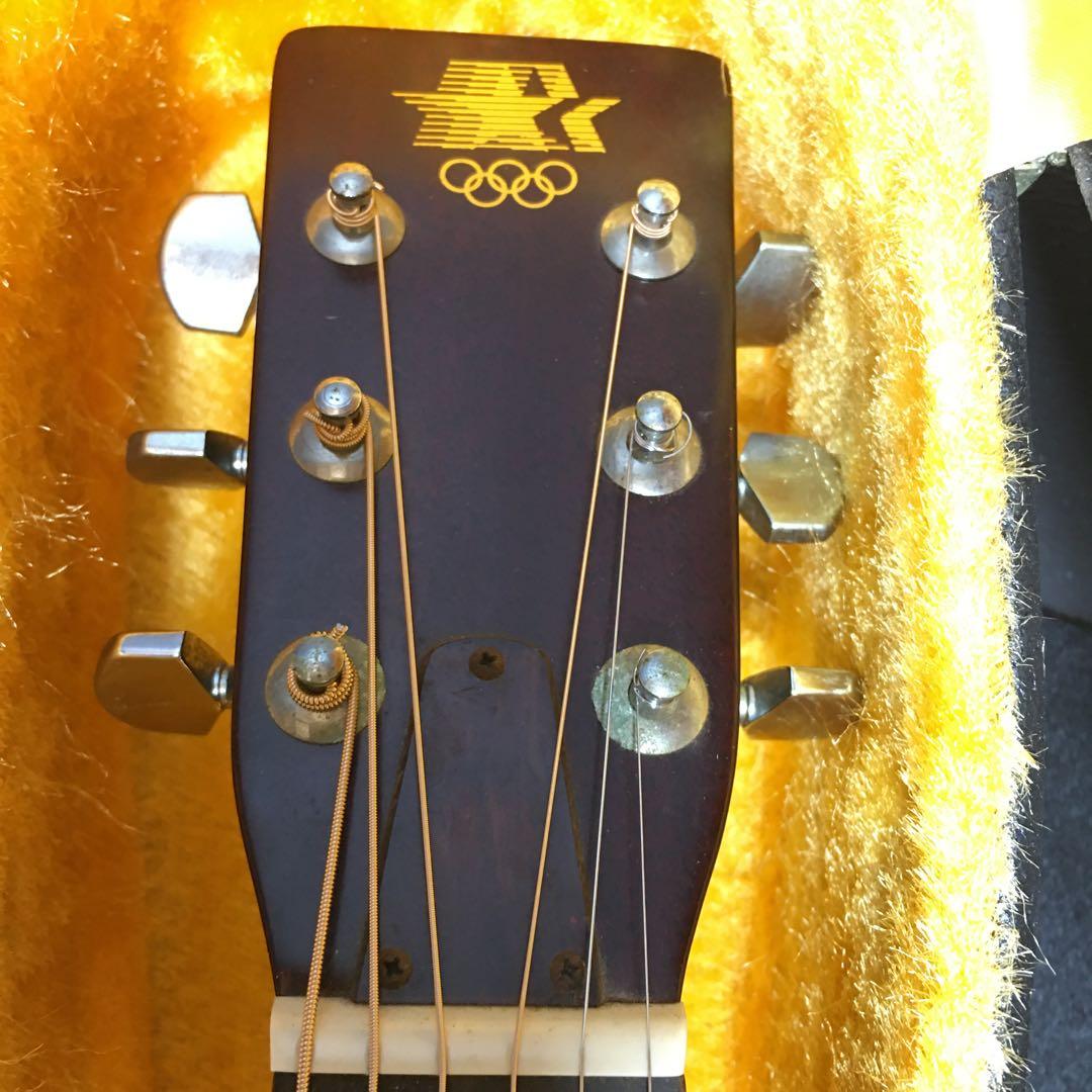 イーグルサムギター　ロサンゼルスオリンピック記念ギター　アコギ　ケース付