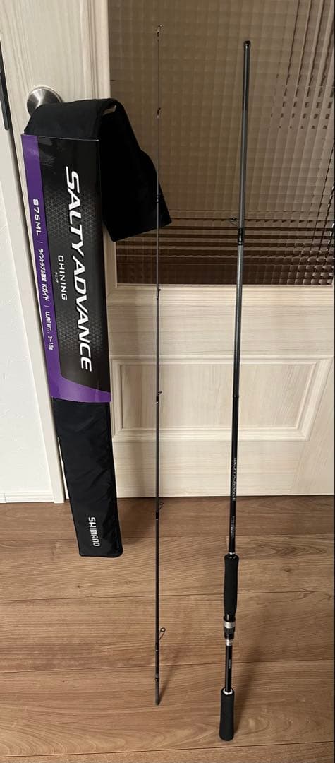 シマノ　ソルティーアドバンス　チニング S76ML チヌ スピニングロッド　黒鯛