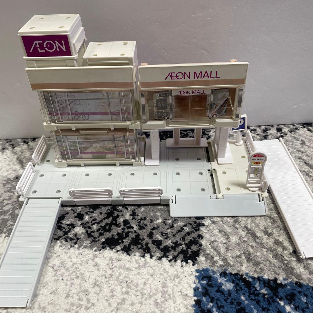 トミカ　トミカタウン　ビルドシティ　イオンモール　スシロー　ハンバーガーショップ