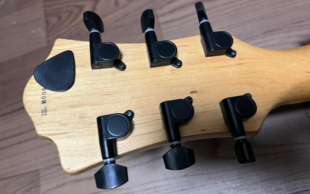 B.C.RICH モッキンバード シースルーブラック 虎目 ディマジオ ケース付