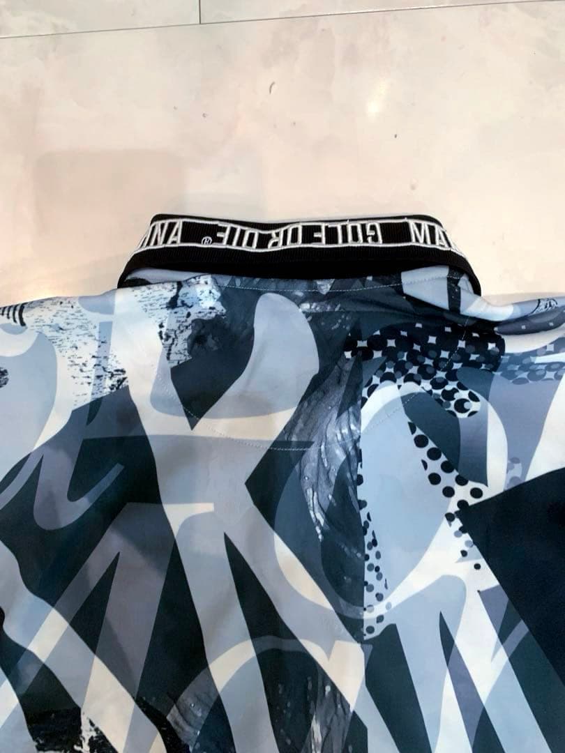 美品　マークアンドロナ　MARK&LONA ポロシャツ　メンズ　速乾素材　46