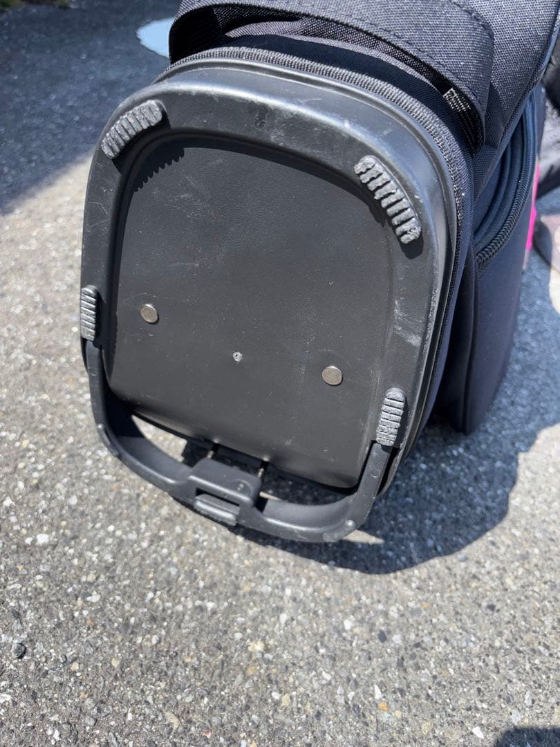 （美品）パーリーゲイツ、ペイントロゴシリーズ、キャディバッグ、ユニセックス