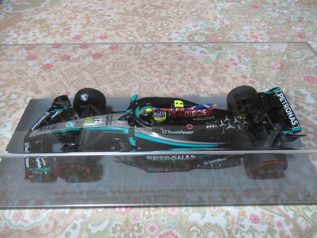 スパーク メルセデス W15 ハミルトン イギリスGP ウィナー 2024