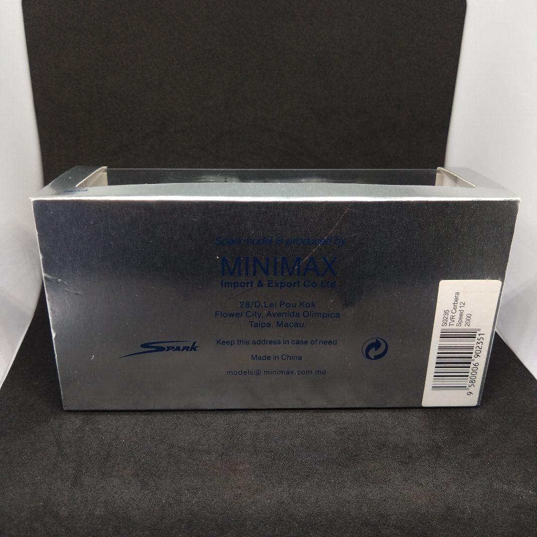 スパーク 1/43 TVR サーブラウ スピード12 2000 シルバー