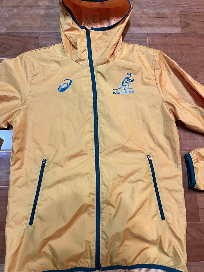 ラグビー　オーストラリア代表　ワラビーズ　ナイロンジャケット　アシックス