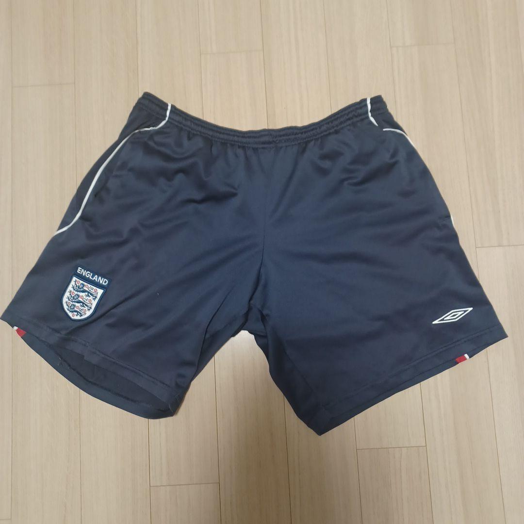 イングランド代表 Umbro サッカーショーツ ダークブルー