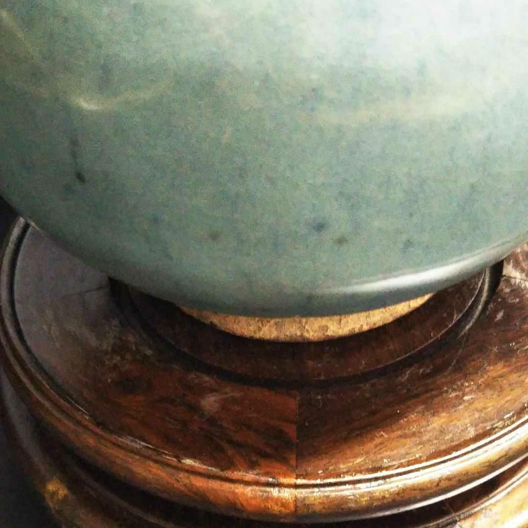 ※中国古美術/鈞窯天藍釉紫班百合口玉壺/北宋代/