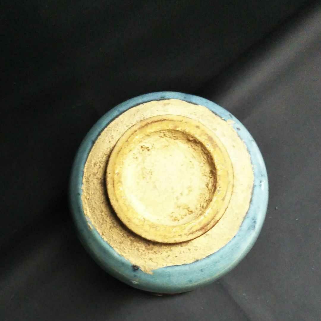 ※中国古美術/鈞窯天藍釉紫班百合口玉壺/北宋代/