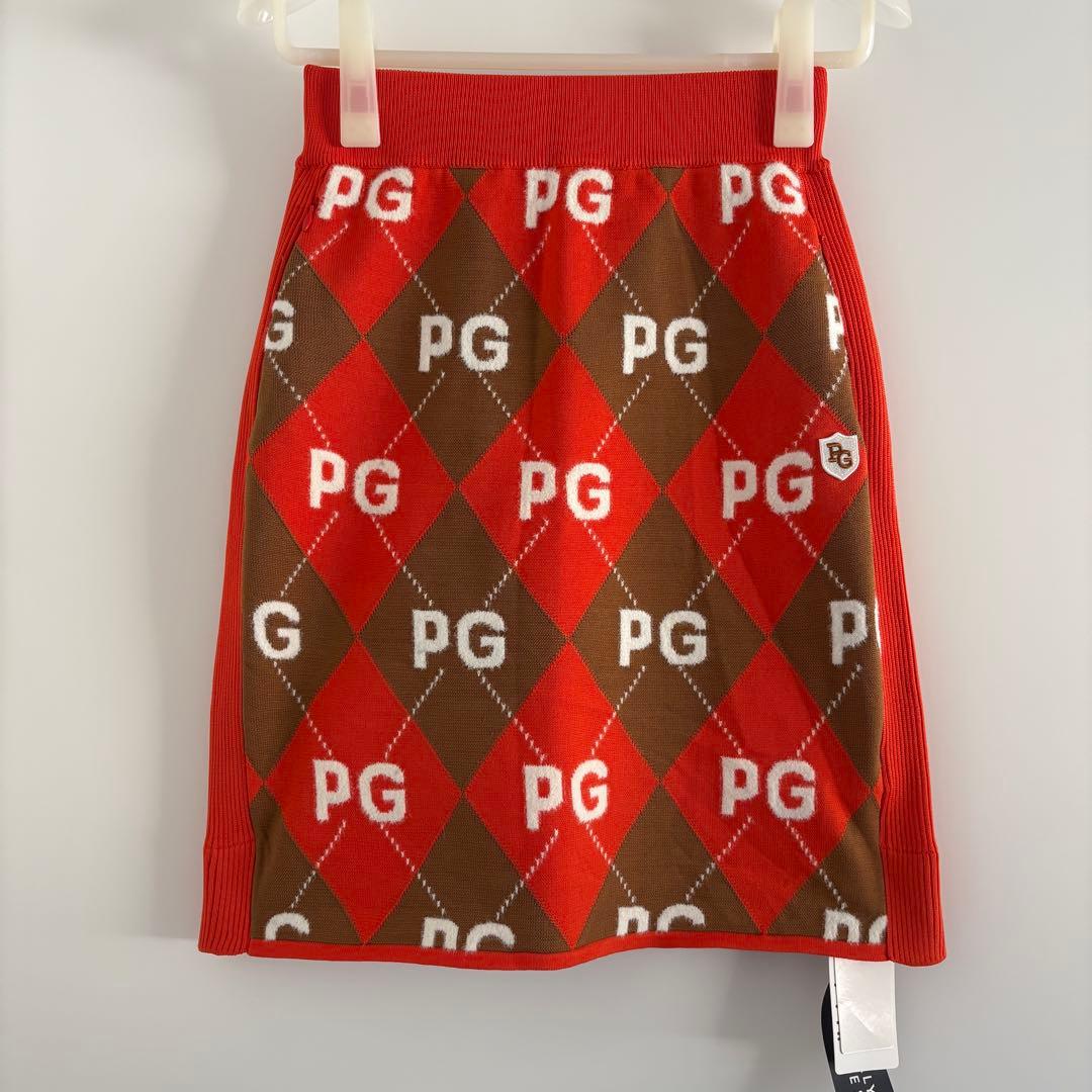 新品・PEARLY GATES 【定価35200円】ニットスカート Sサイズ