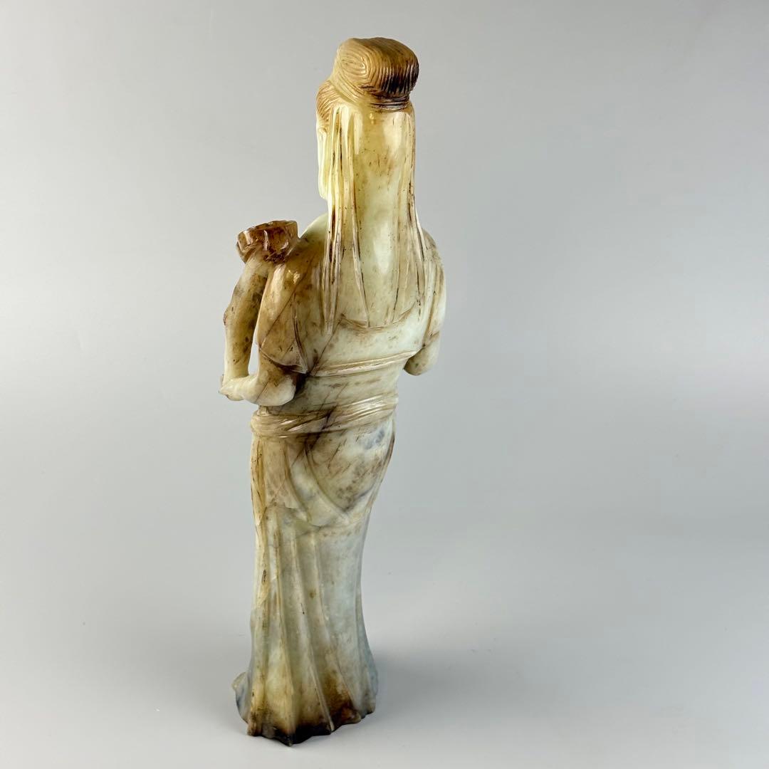 仏教美術 玉石 細密彫刻 立像 仏像