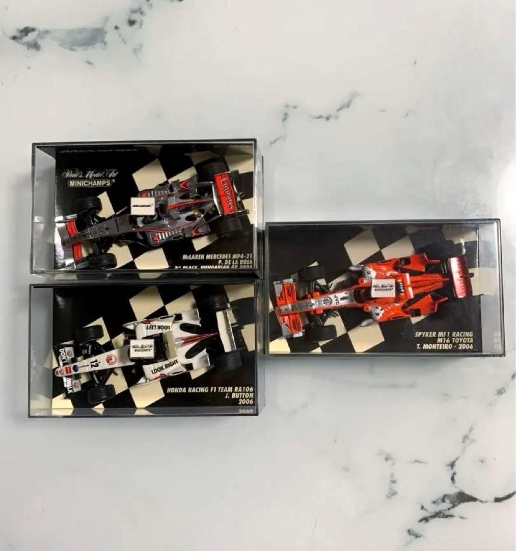 Mclaren MinichampsホンダRA106 ミニカー 3台セット