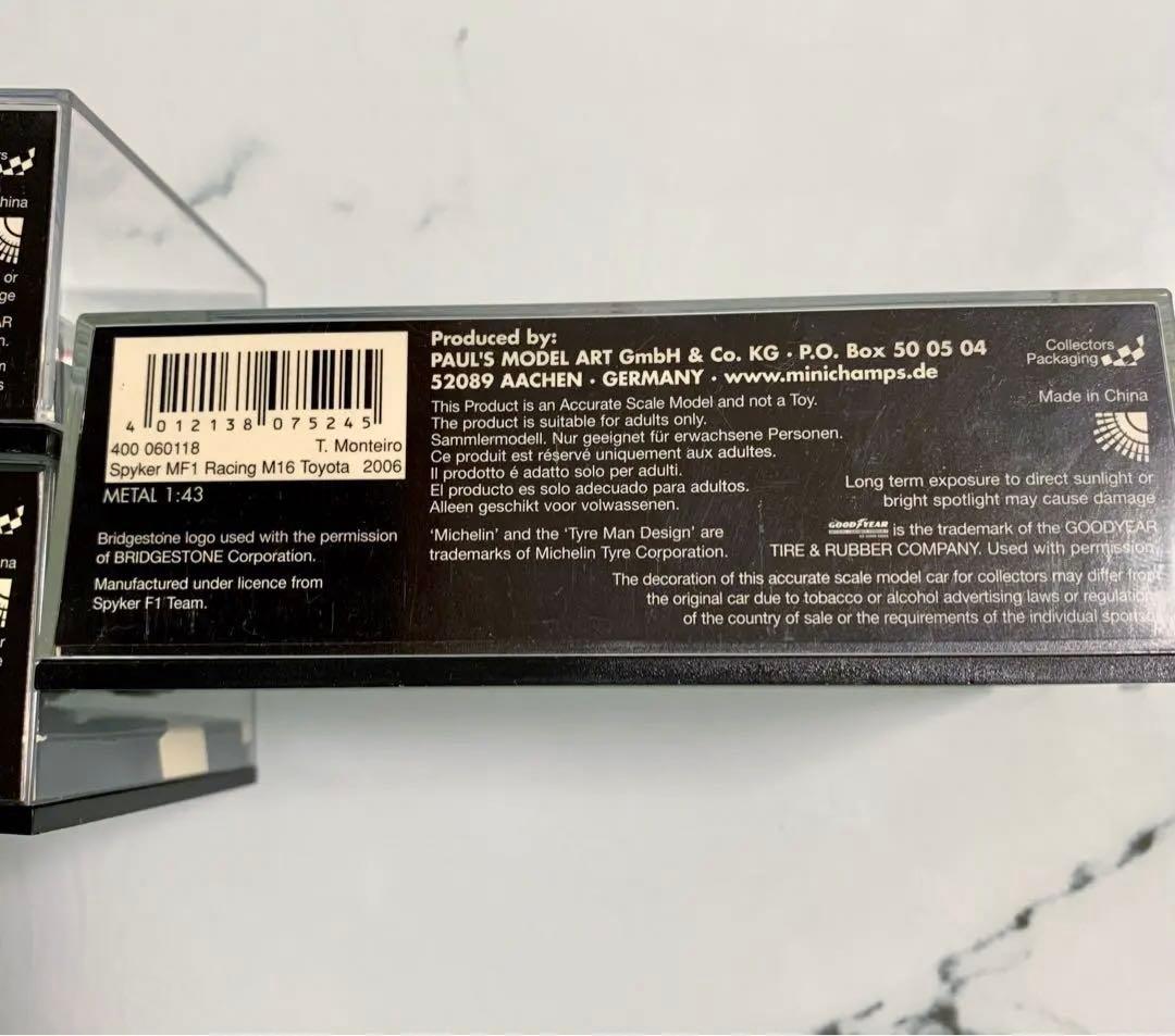 Mclaren MinichampsホンダRA106 ミニカー 3台セット