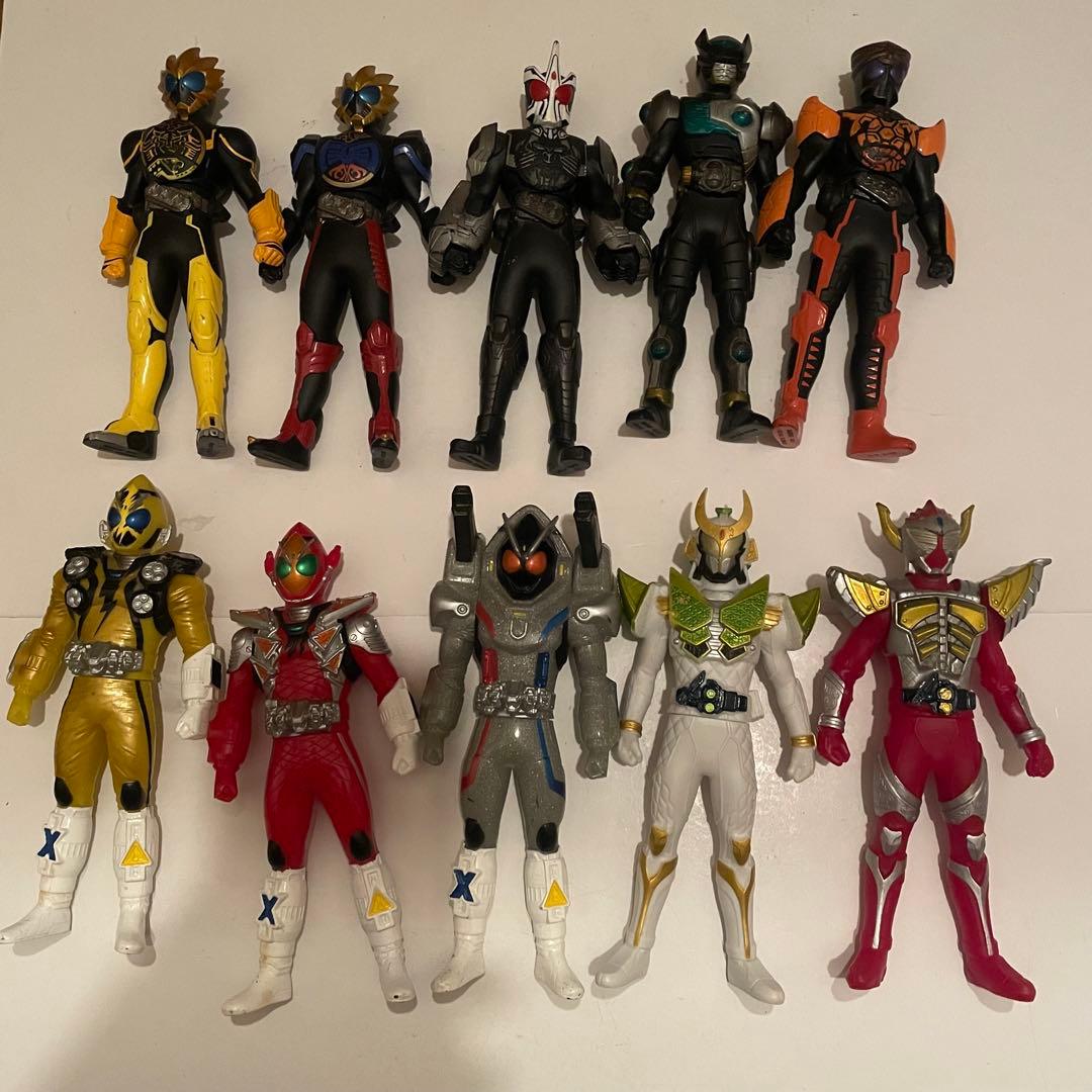 戦隊&仮面ライダー 他 ソフビ 70体 まとめ売り