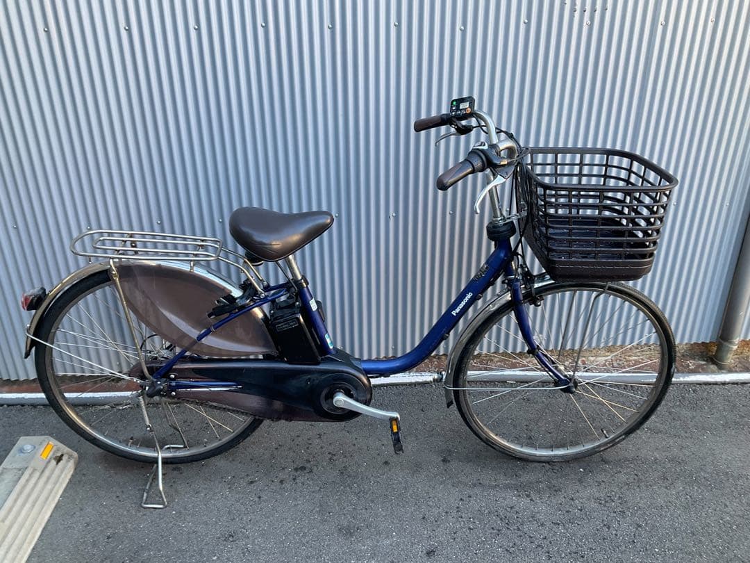 パナソニック最新機種電動アシスト自転車viviDX26インチブルーボディー