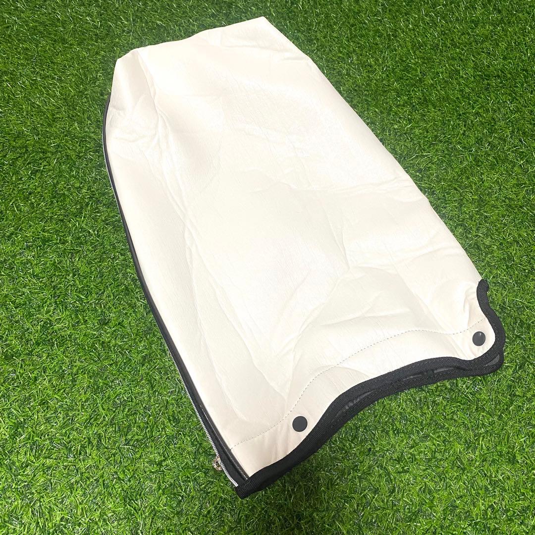 コラッジオ CORAGIO キャディバッグ 白 ホワイト レッド ゴルフバック