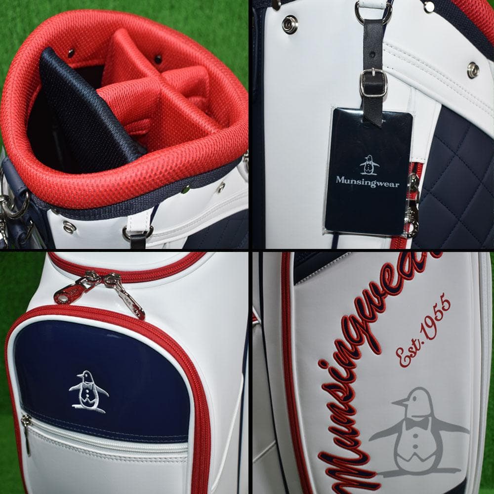 マンシングウェア/ゴルフ レディース キャディバッグ８.５型 新品！