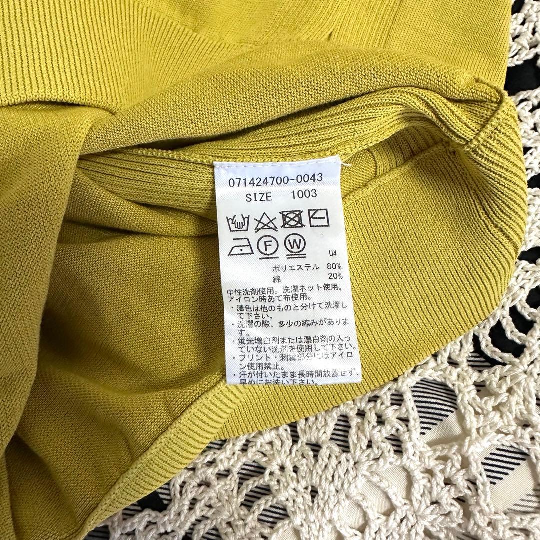 美品☆定価2.8万円☆近年モデル☆ゾーイ☆セーター☆イエロー☆Lサイズ☆
