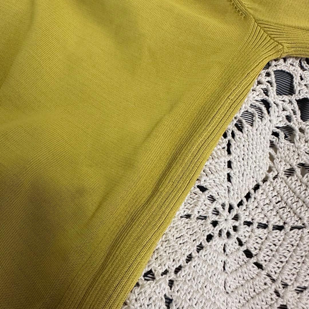 美品☆定価2.8万円☆近年モデル☆ゾーイ☆セーター☆イエロー☆Lサイズ☆