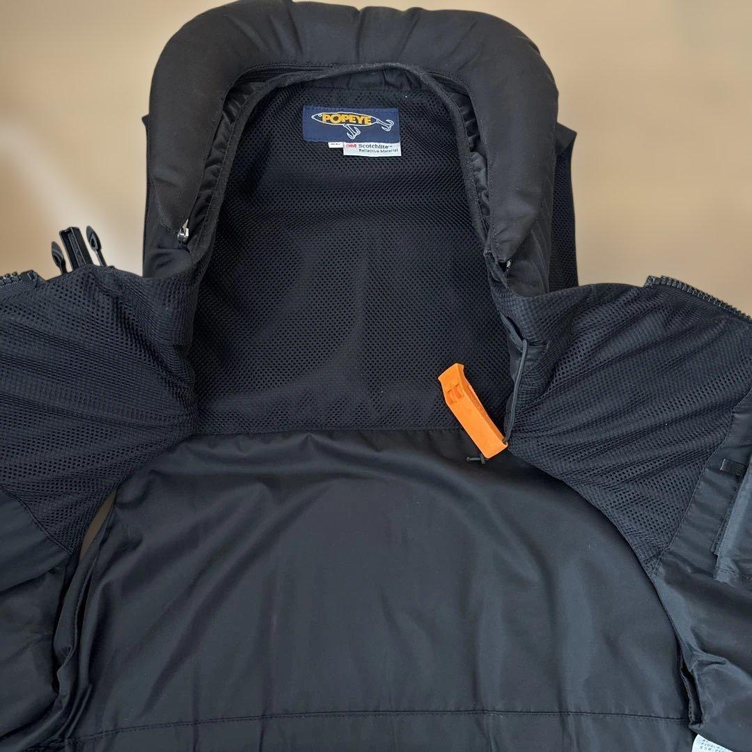 PONTEK ブラックライフジャケット