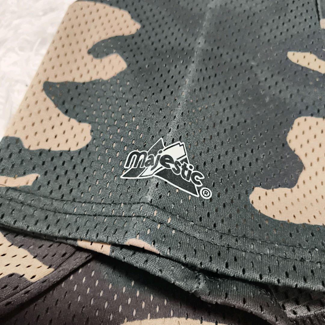 USA製 ニューヨークヤンキース カモフラ シャツ