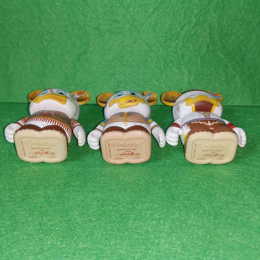 ディズニー　バイナルメーション　フィギュア　ヒューイ　デューイ　ルーイ　ワイルド