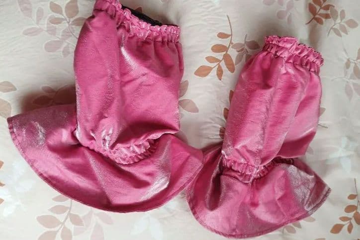 スキーウェア　上下　ピンク キルティング