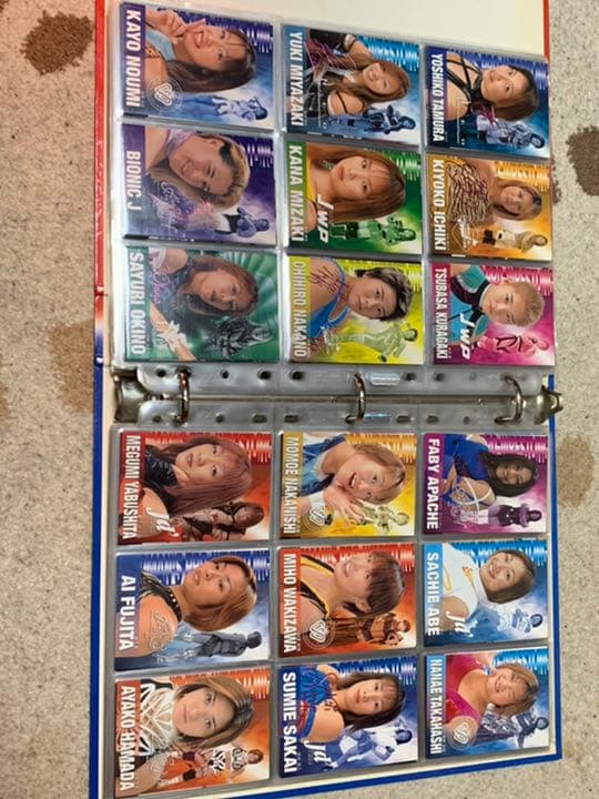 女子プロレスカード　女子プロレスサインカード　BBM女子プロレスサインカード