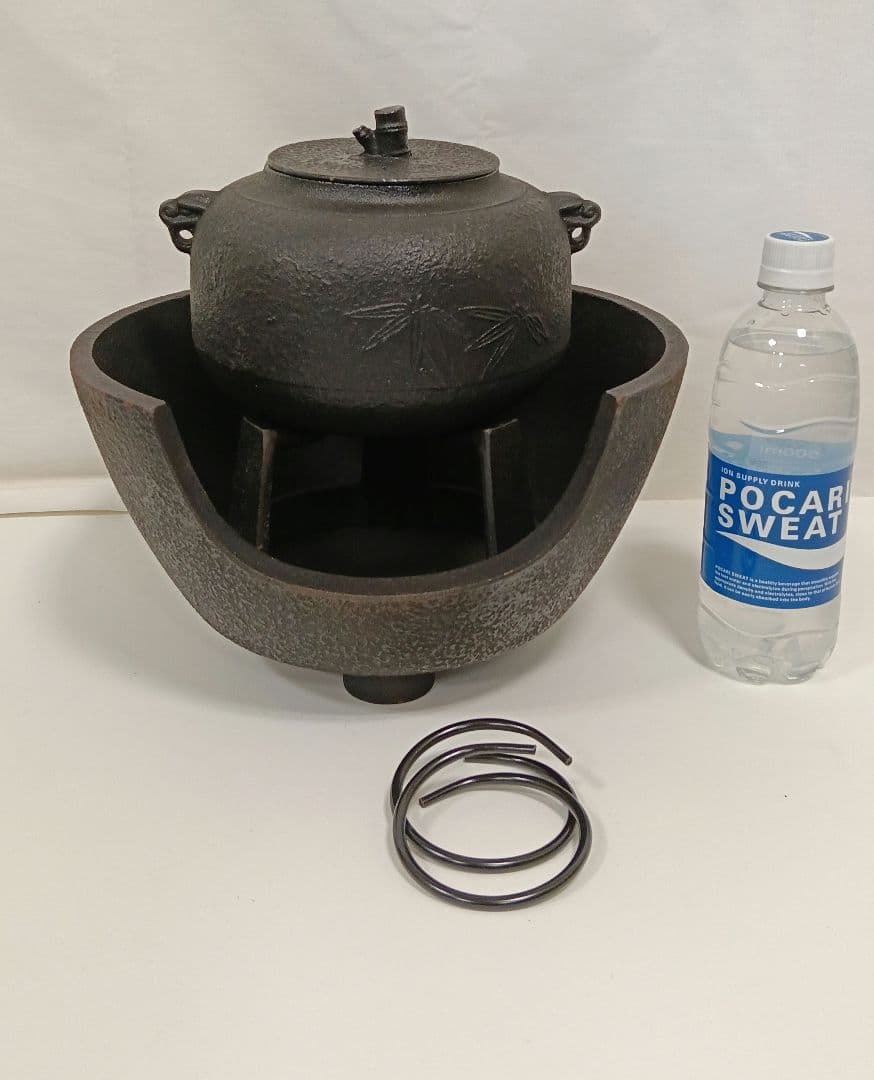 南部鉄器　茶釜　風炉　セット　未使用