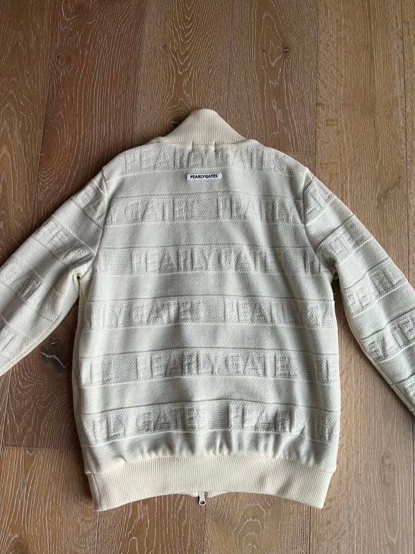 【美品】PEARLYGATES防寒ニットブルゾン