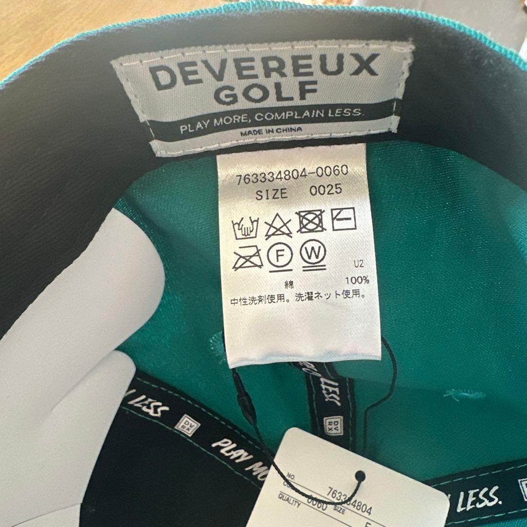 DEVERAUX GOLF G*LF キャップ　新品未使用