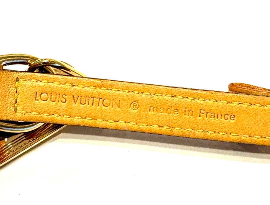 ヴィトン☆首輪　リボン　ドッグチョーカー　モノグラム コリエ・バクスター　XS