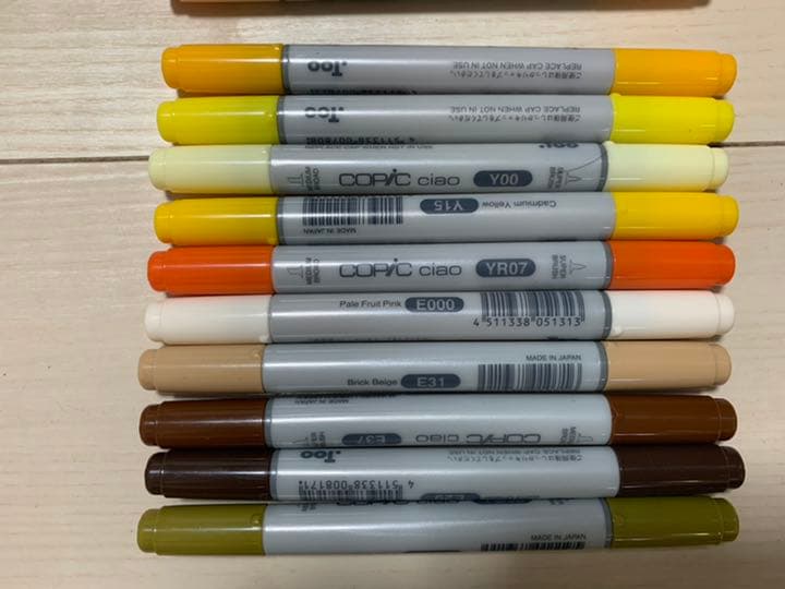 コピックペンセット。