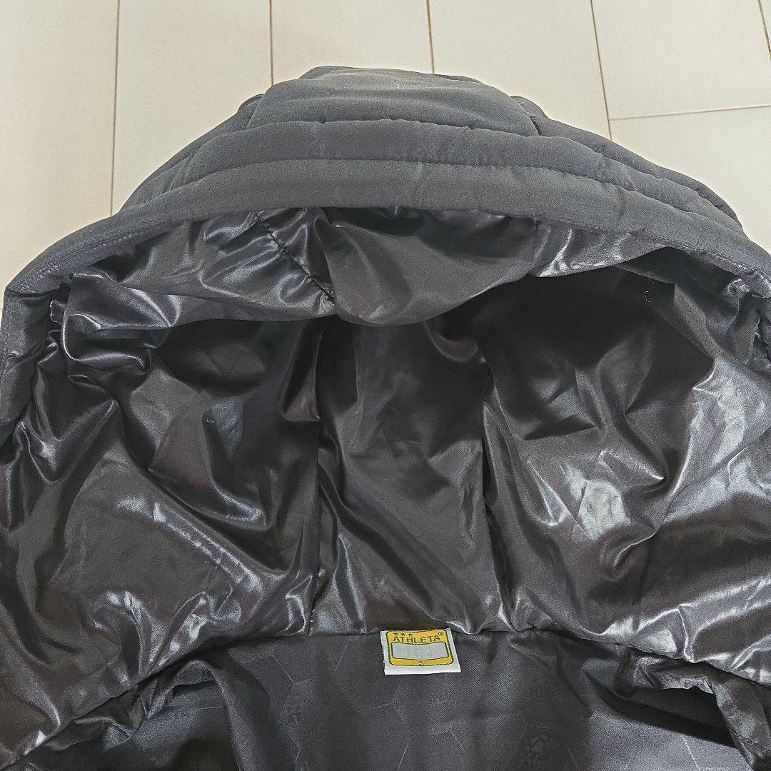ATHLETA ダウンベンチコート S ブラック