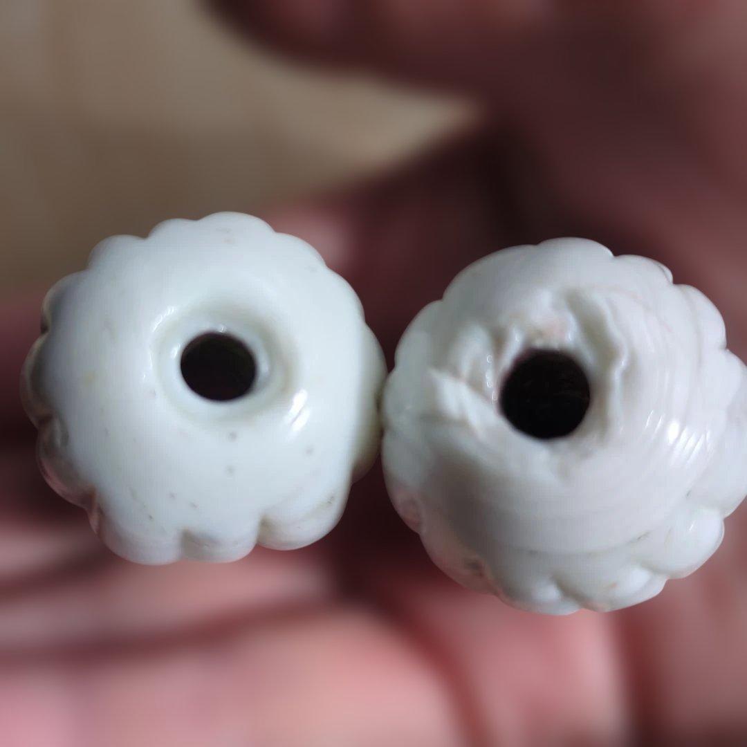 アイヌ　みかん玉　ガラス玉　アンティーク