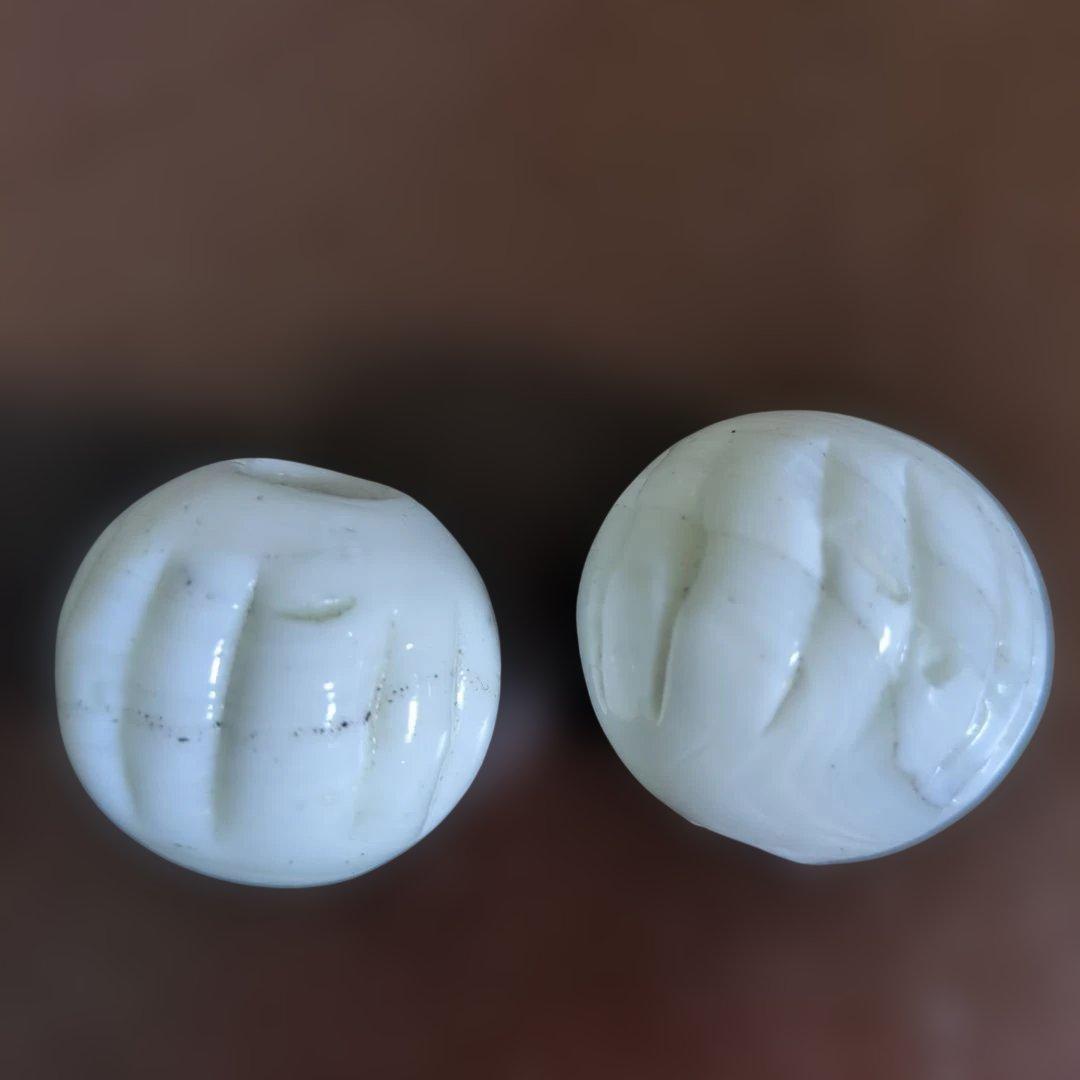 アイヌ　みかん玉　ガラス玉　アンティーク