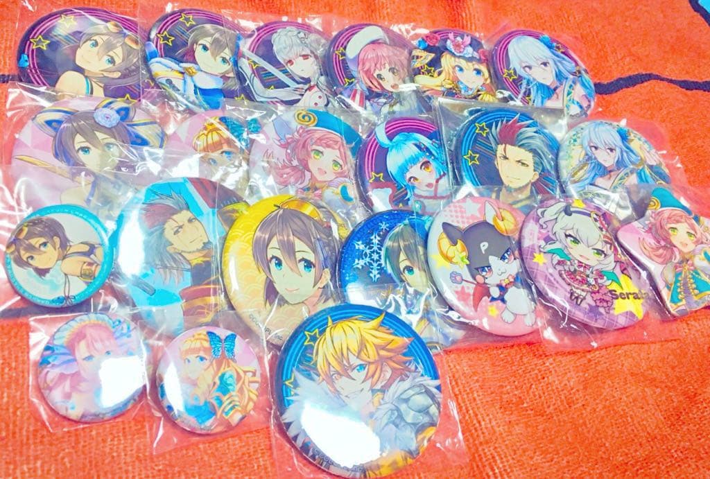 新品 未使用 ♡ 白猫プロジェクト 缶バッジ