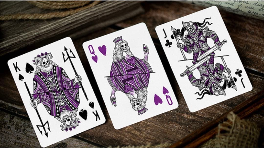 666 playing cards purple & emerald 4種セット