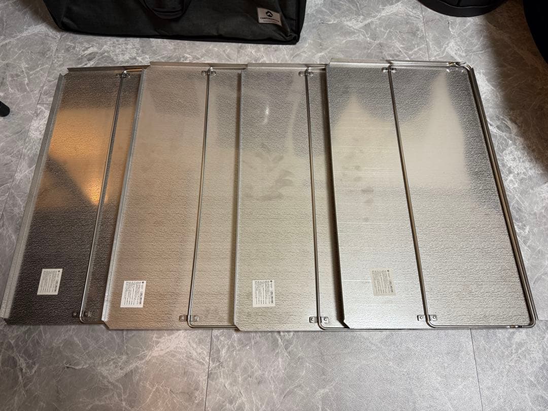 【最終値下】フィールドラック用 ステンレス 天板＋収納バッグ