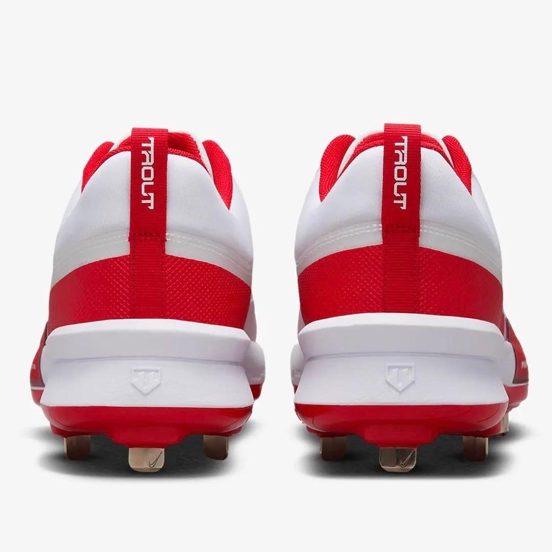 ナイキ フォース トラウト プロ 金具 255 野球 スパイク 靴 シューズ 白