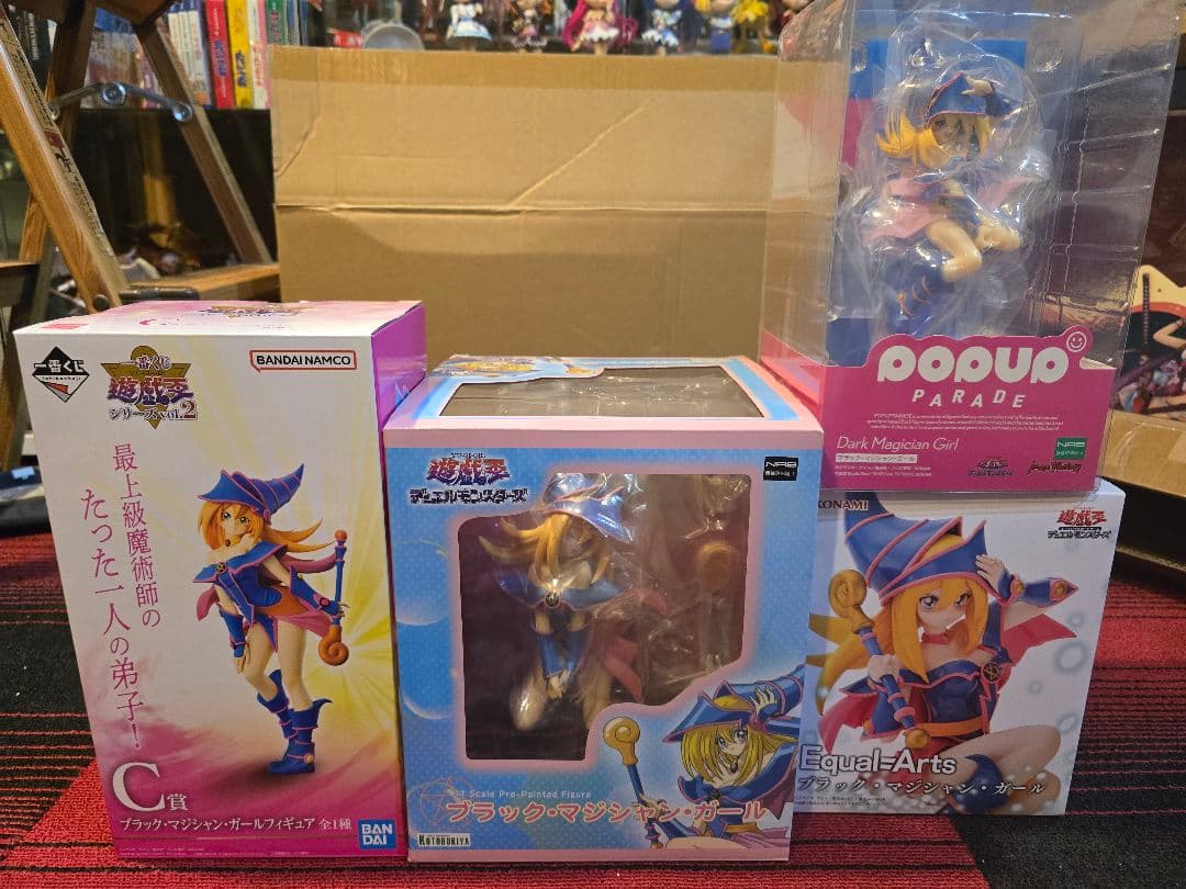 遊戯王 ブラック・マジシャン・ガール フィギュア まとめ売り