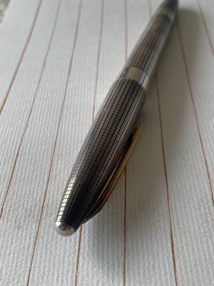 パイロット Elite シルバー 万年筆 18K