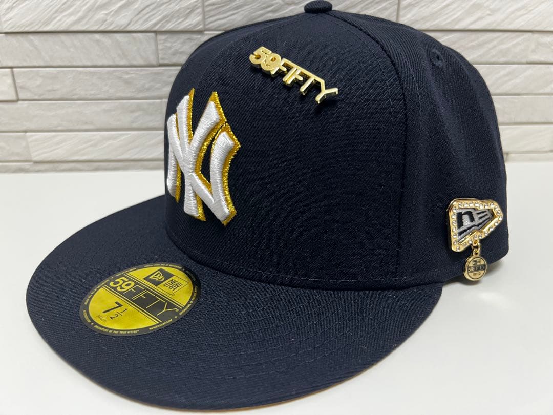 ニューヨークヤンキース 2025 59FIFTY Day 記念キャップ ピンズ付