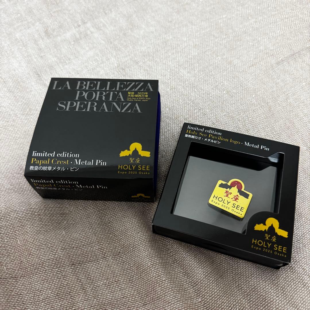 【激レア】バチカン館限定ピンバッジ 2種セット EXPO2025 大阪関西万博
