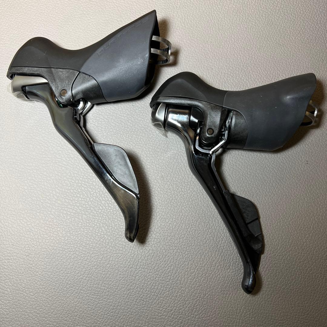 シマノ デュラエース ST-9001 STIレバー ペア ケーブル付